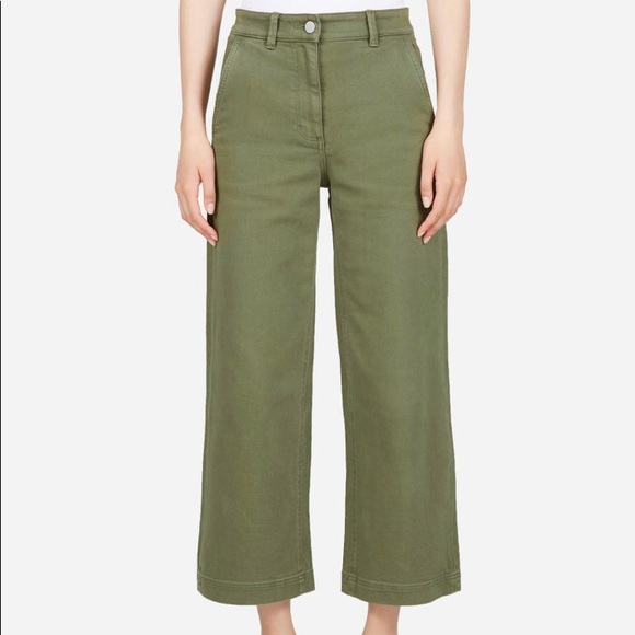 Everlane Pants - Everlane Wide Leg Crop Pant Size 0